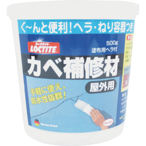 【TRUSCO】ＬＯＣＴＩＴＥ　カベ補修材　屋外用　５００ｇ